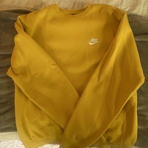Nike Yellow Crewneck Sweatshirt - never worn